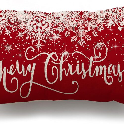 1 Christmas Pillow Covers 12x20 Winter