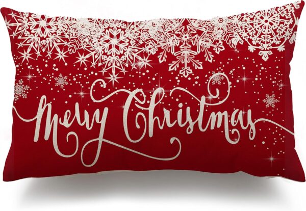 Christmas Pillow Covers 12x20 Winter 1