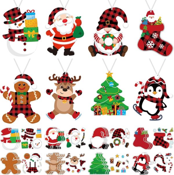 48 Pcs DIY Christmas Ornaments Kit Make Your Own Christmas Craft 1