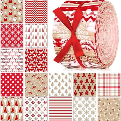 1 Jelly Fabric Squares Patchwork Roll 2.56 Inch