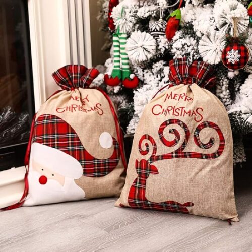 16" X 22" Inch Reusable Xmas Present Storage Bag