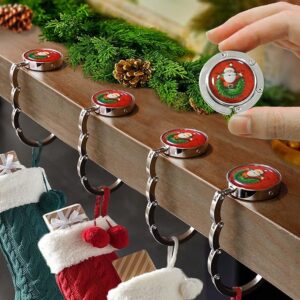 Christmas Stocking Holders for Mantle Set 4