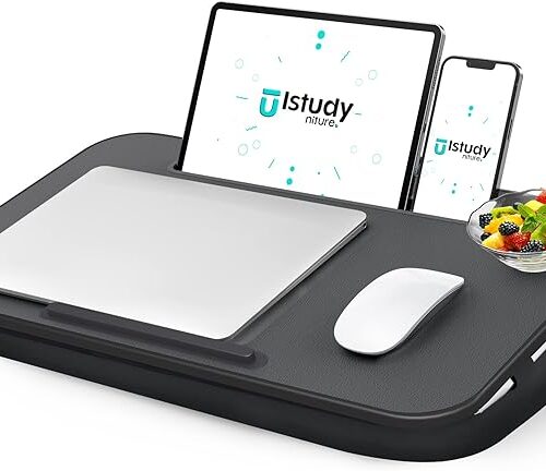 Portable Laptop Lap Desk with Pillow Cushion