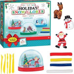 Make Your Own Holiday Snow Globes - Holiday Crafts for Kids, Create 3 DIY Snow Globes, Christmas Activities for Kids Ages 6-8+