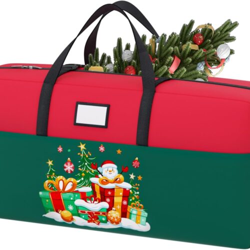 Christmas Tree Storage Bags 7.5 FT Heavy Duty Christmas Tree Bag Container 600D