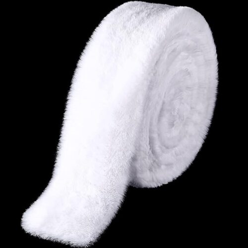1 Holiday Faux Fur Fabric Roll Garland for Xmas Party Sewing Costume Trimming