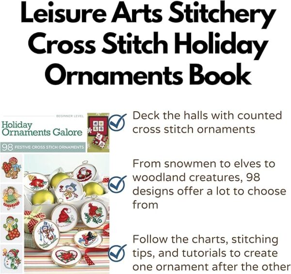 Cross Stitch Holiday Ornaments Galor Cross Stitch Book 5