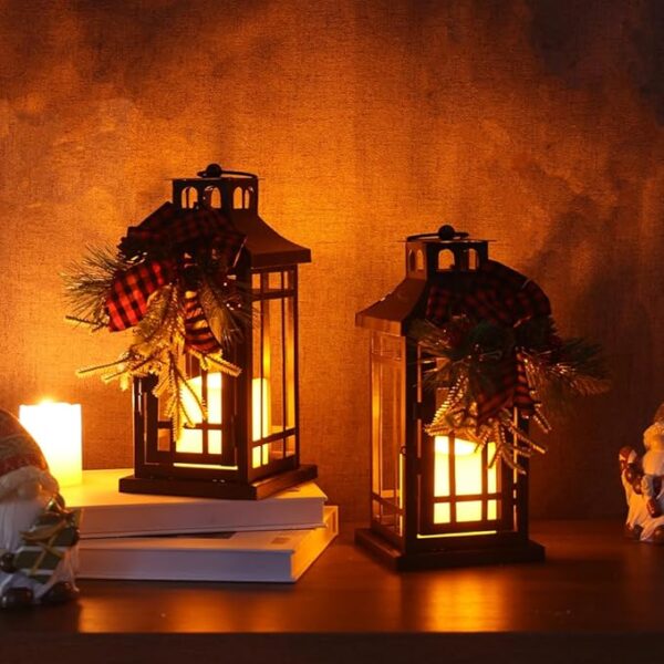 Outdoor Christmas Led Lanterns Decorative for Table Centerpieces 5