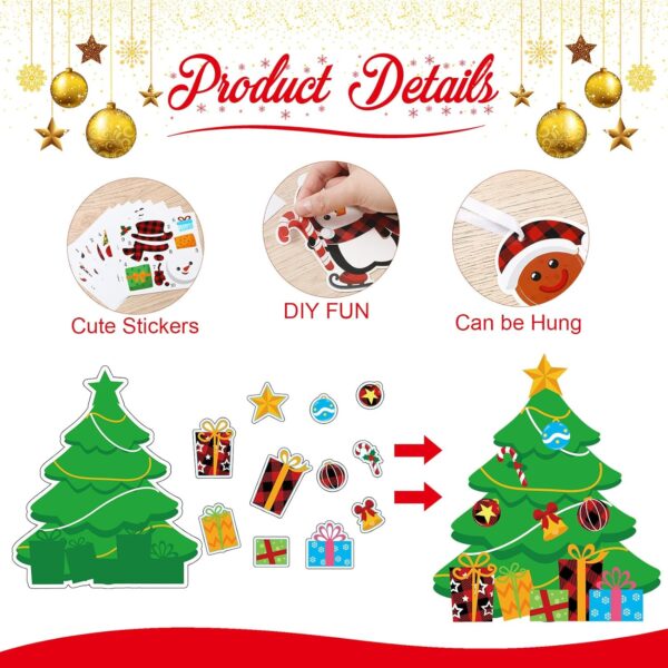 48 Pcs DIY Christmas Ornaments Kit Make Your Own Christmas Craft 4