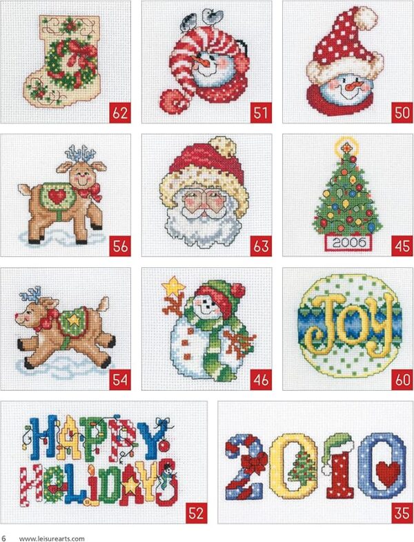 Cross Stitch Holiday Ornaments Galor Cross Stitch Book 3