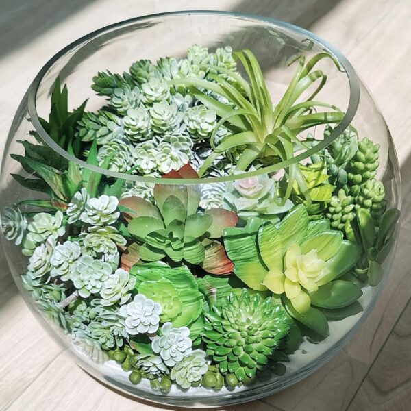 19 Pcs Assorted Artificial Succulents Plants Unpotted 3