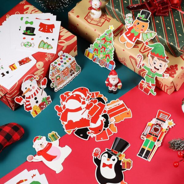 50 Pcs Christmas Crafts Kits for Kids Christmas Arts and Crafts DIY Christmas Ornament Kit 3