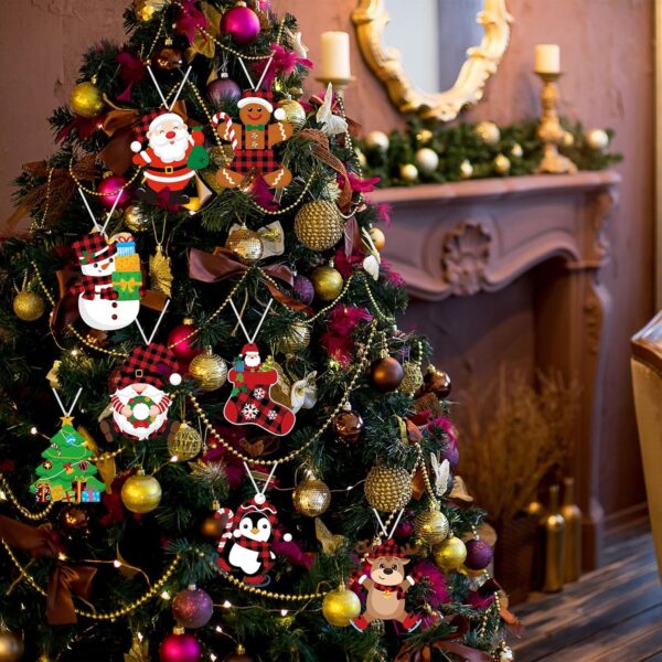 48 Pcs DIY Christmas Ornaments Kit Make Your Own Christmas Craft 3