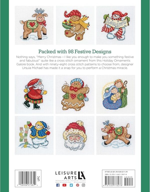 Cross Stitch Holiday Ornaments Galor Cross Stitch Book 2