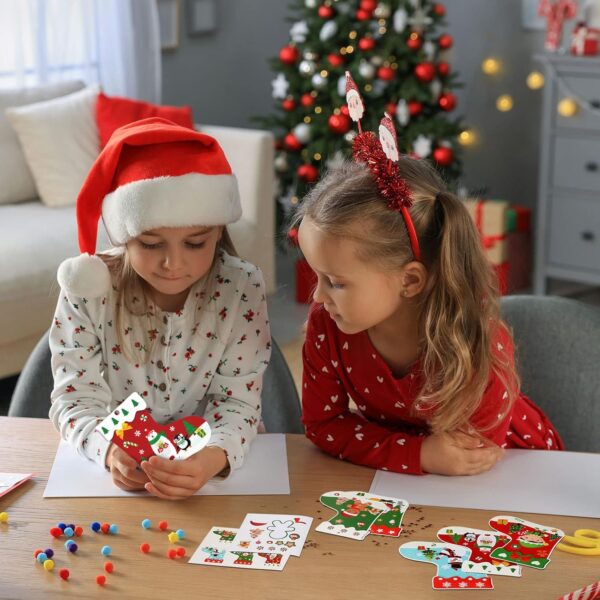 48 Pcs Christmas Stockings Christmas Tree Stockings Ornaments Kit 2