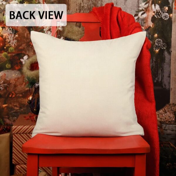 Red Christmas Pillow Covers 18x18 Set of 4 2
