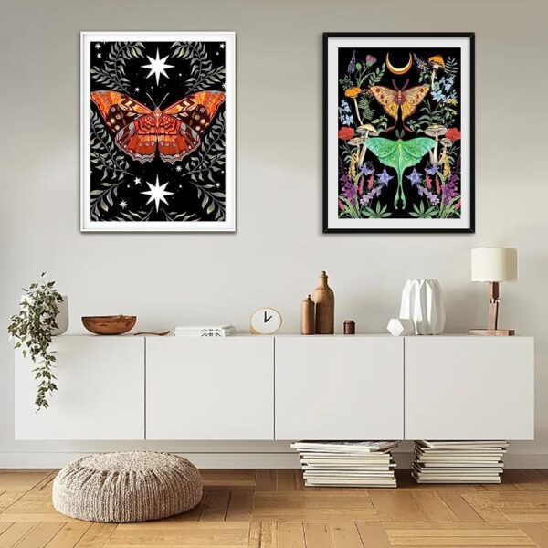 Diamond Painting for Adult Beginner, Butterfly Mushroom Diamond Art Kits 3