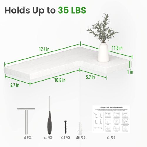 61J+wNl4MbL._AC_SL1500_ Corner Floating Shelves with Invisible Brackets, Corner Shelves Wall Mounted Set of 3