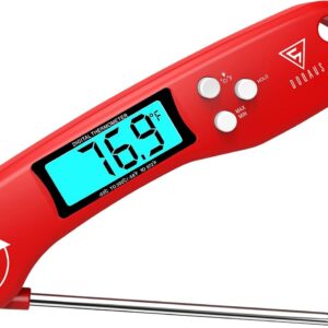 Digital Meat Thermometer, Instant Read Food Thermometer for Cooking