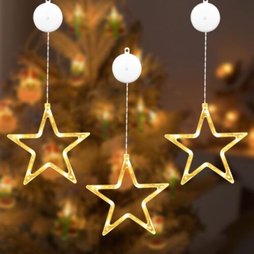 61T9htHfO-L._AC_SL1500_ LED Stars Christmas Lights, 3 Pack LED Christmas Window Lights