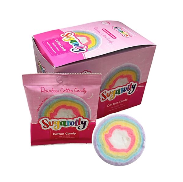 Rainbow Cotton Candy, Individually Wrapped 5 flavors in one pack 1