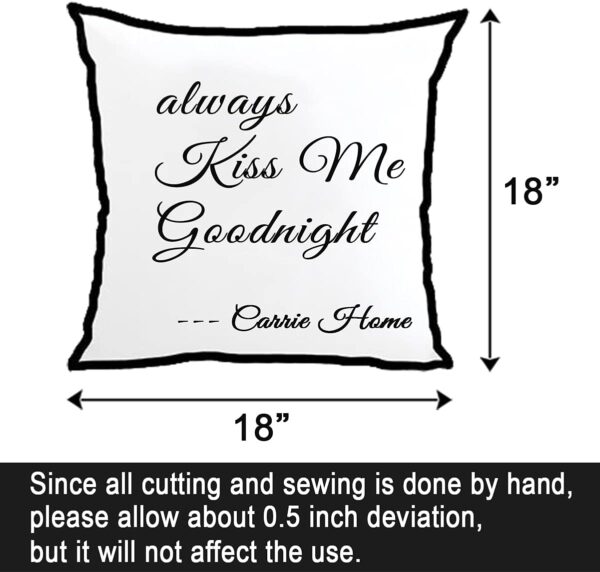 Red Truck Christmas Decor Outdoor Christmas Throw Pillow Covers 18x18 for Home Car Office, Set of 2 5