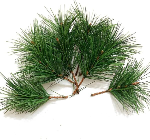 Green Plants Pine Needles Artificial Pine Needles Branches Fake Pine Picks for Christmas 1