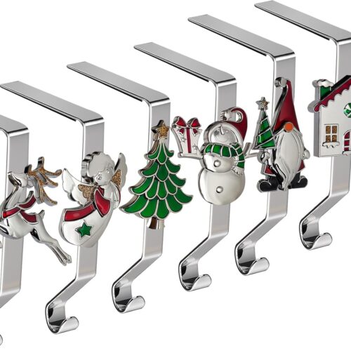 710E9z6HUDL._AC_SL1500_ Christmas Stocking Holders Set of 6