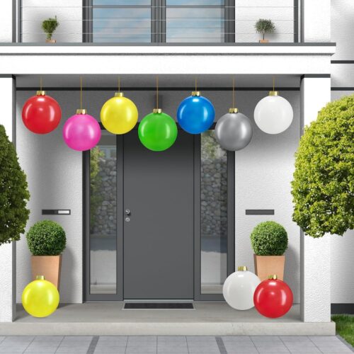 Inflatable Christmas Ornaments,10 PCS Outdoor Christmas Decorations