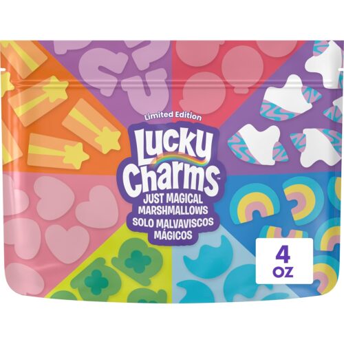 Just Magical Marshmallows, Limited Edition Snacks, Dessert Ingredient and Topping, 4 oz