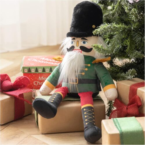 71XVLZ9X6aL._AC_SL1500_ Nutcracker Christmas Throw Pillow Handcrafted Velvet Decorations Decor