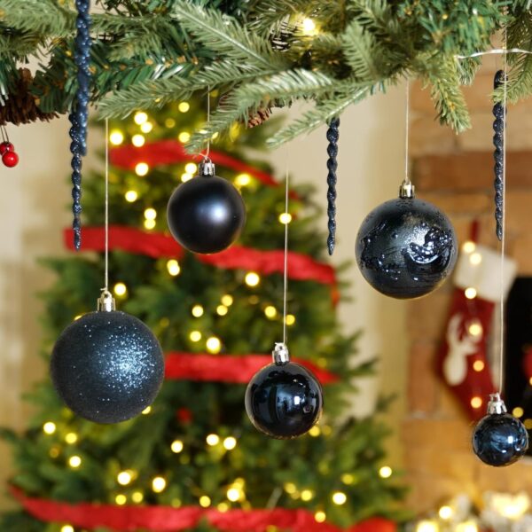 Christmas Ball Ornaments for Christmas Decorations - 41 Pieces Xmas Tree Blue 4