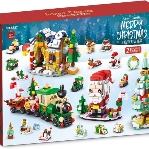 71csU8PNohL._AC_SL1500_ 1123 Pieces Advent Calendar 2024 Building Blocks Set