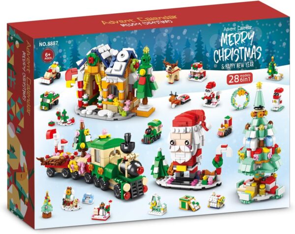 1123 Pieces Advent Calendar 2024 Building Blocks Set 1