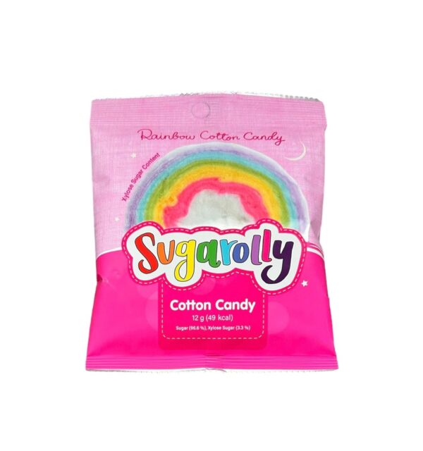 Rainbow Cotton Candy, Individually Wrapped 5 flavors in one pack 4