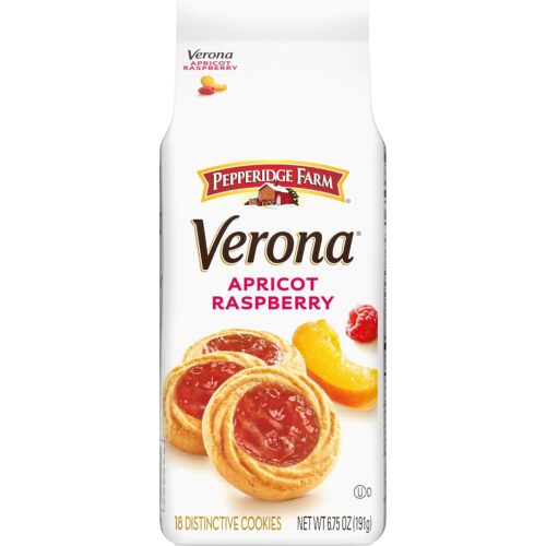 Farm Verona Apricot Raspberry Thumbprint Cookies, 6.75 oz.