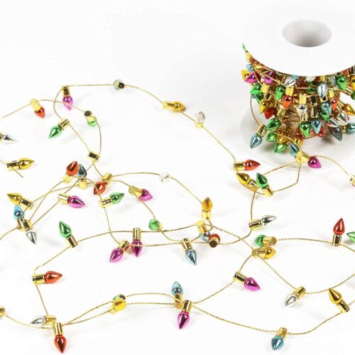 Fake Light String Christmas Decoration Doll House Miniature Furniture Accessories String Lights