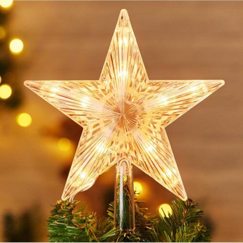 Christmas Tree Topper Lighted Star