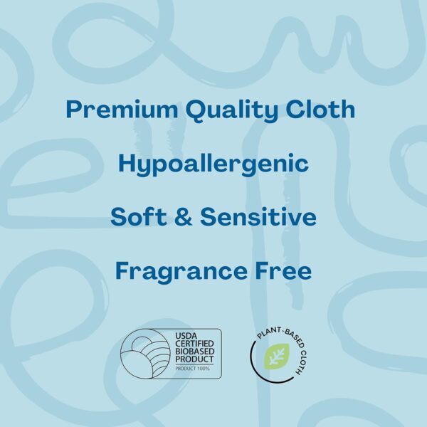 Extra Gentle Unscented Baby Wipes - Plant Based - Made with 99% Water and Aloe for Babies and Kids - 60 Count (Pack of 9) 5