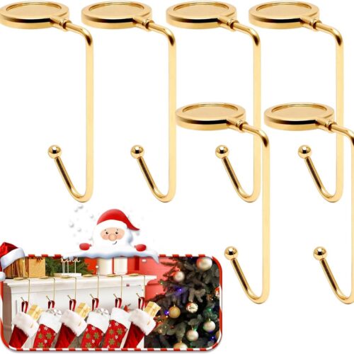 71vhwdkg81L._AC_SL1500_ Christmas Stocking Holders for Mantle Set of 6