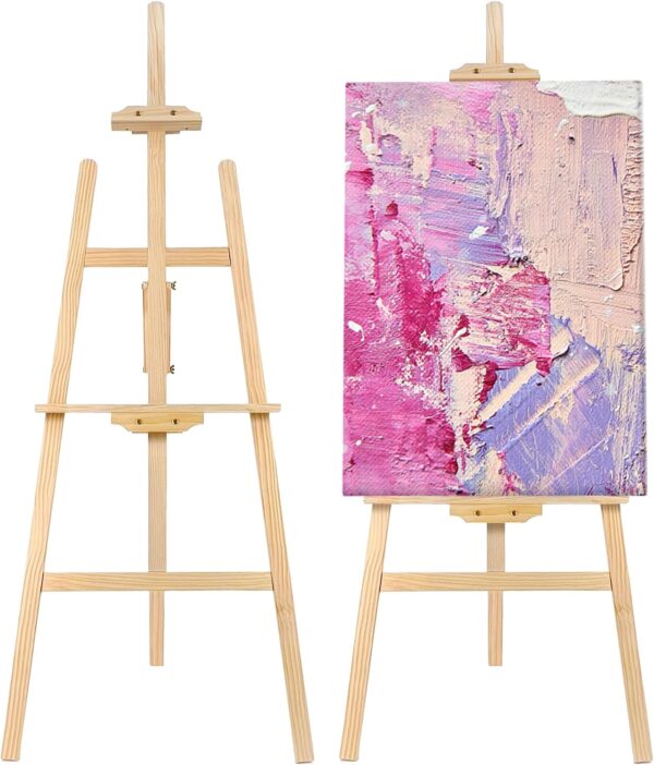 djustable Wooden Painting Easel, Art Easel Stand Hold up to 48'' 1