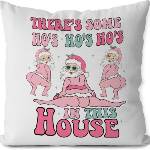 815CJPrZtxL._AC_SL1500_ Funny Pink Christmas Throw Pillow Covers 18x18