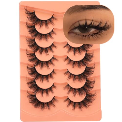 815q0SjprZL._SL1500_ False Eyelashes Wispy Lashes Natural Look Fake Eyelashes Cat Eye
