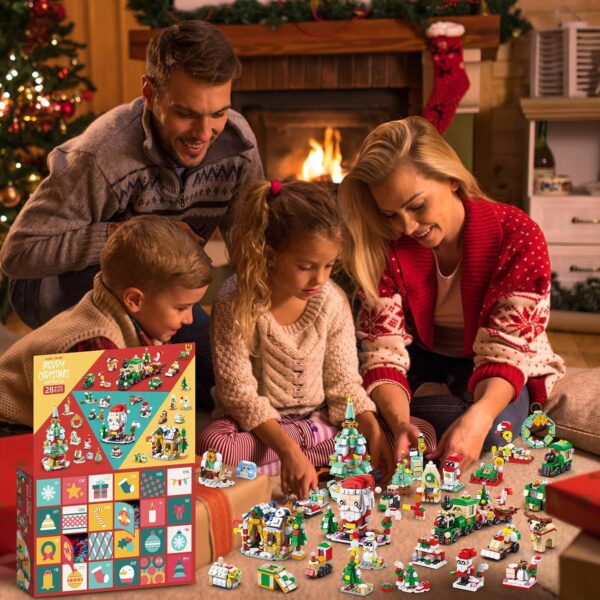 1123 Pieces Advent Calendar 2024 Building Blocks Set 4