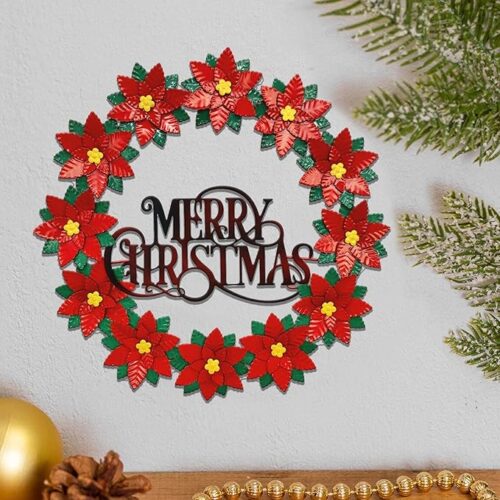 81FargB9UUL._AC_SX679_ 16” Metal Christmas Wreath for Front Door