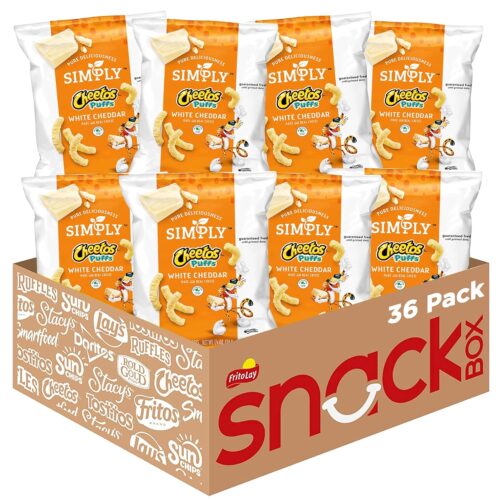 81HKiM3SriL._SL1500_ Cheetos Puffs White Cheddar, 0.875 Ounce (Pack of 36)