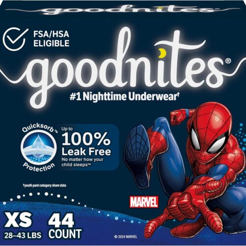 81KzSGsQGYL._AC_SL1500_ Boys' Nighttime Bedwetting Underwear, Size Extra Small