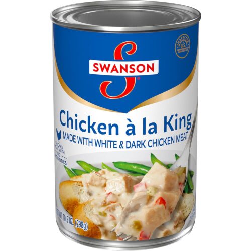 81PKJ9f2m7L._SL1500_ Canned Chicken a la King With White and Dark Chicken Meat, 10.5 OZ Can