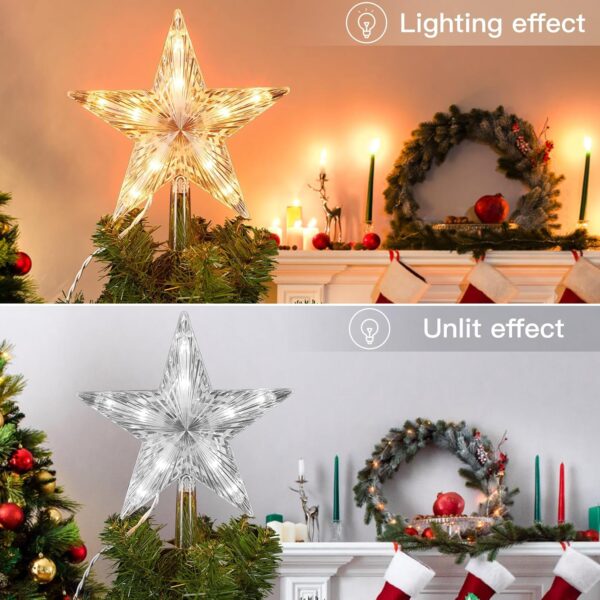 Christmas Tree Topper Lighted Star 2