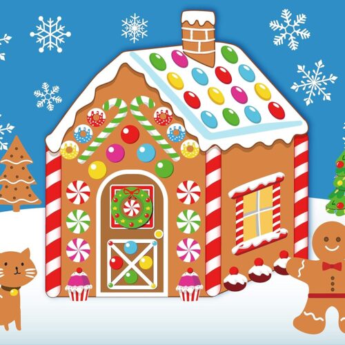 81RcwUxnbtL._AC_SL1500_ 32PCS Make-a-Gingerbread House Stickers for Kids - Christmas Party
